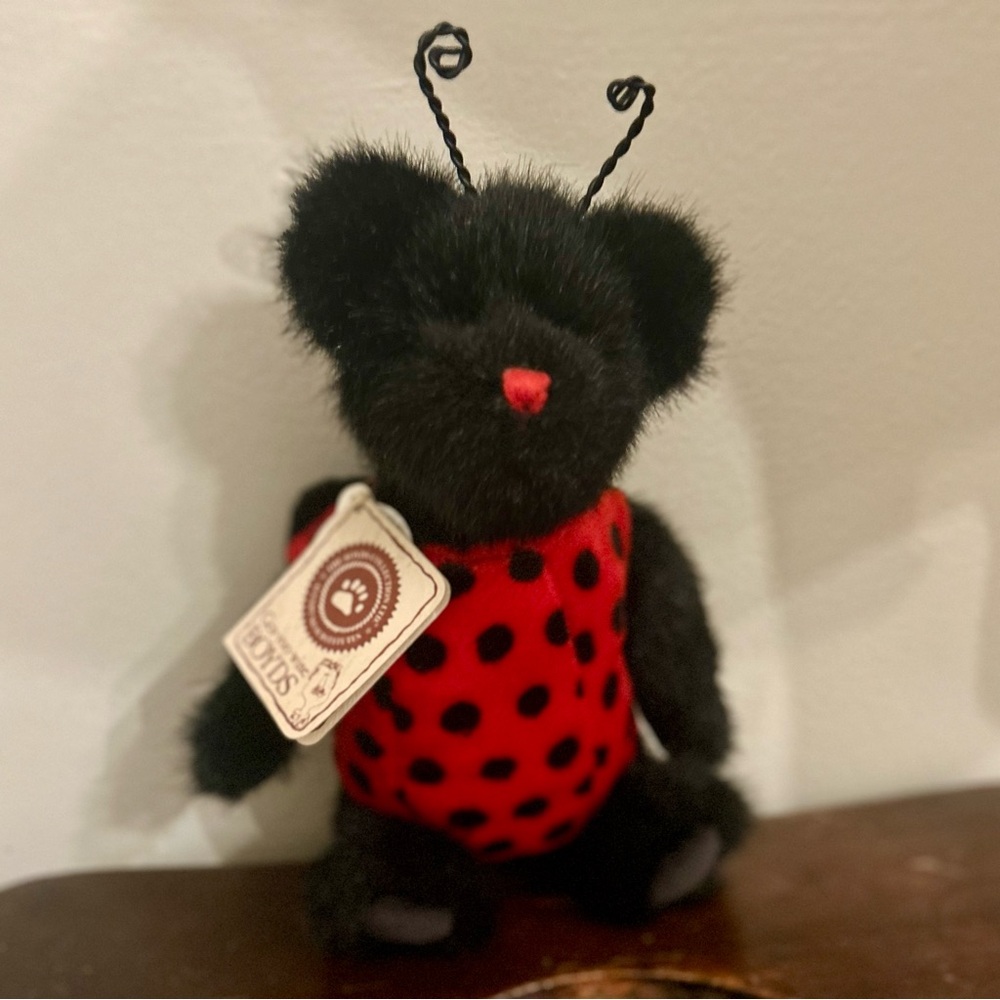 🐞 Retired Boyds Bear "Dottie B. Bug" Ladybug Costume NWT Tags! 🖤❤️